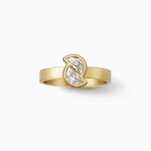 Align Half Round Diamond Ring 02^Shihara Clearance