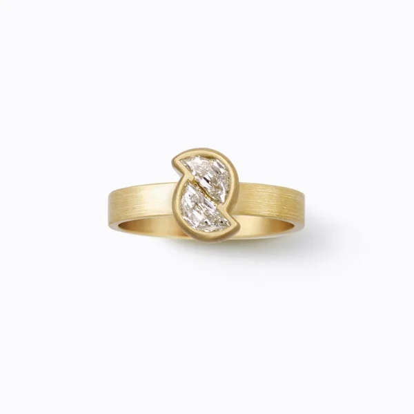 Align Half Round Diamond Ring 02^Shihara Clearance