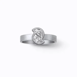 Align Half Round Diamond Ring 02^Shihara Clearance