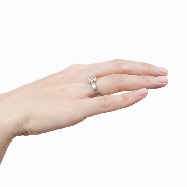 Align Half Round Diamond Ring 02^Shihara Clearance