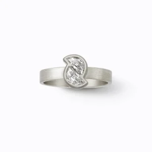 Align Half Round Diamond Ring 02^Shihara Clearance