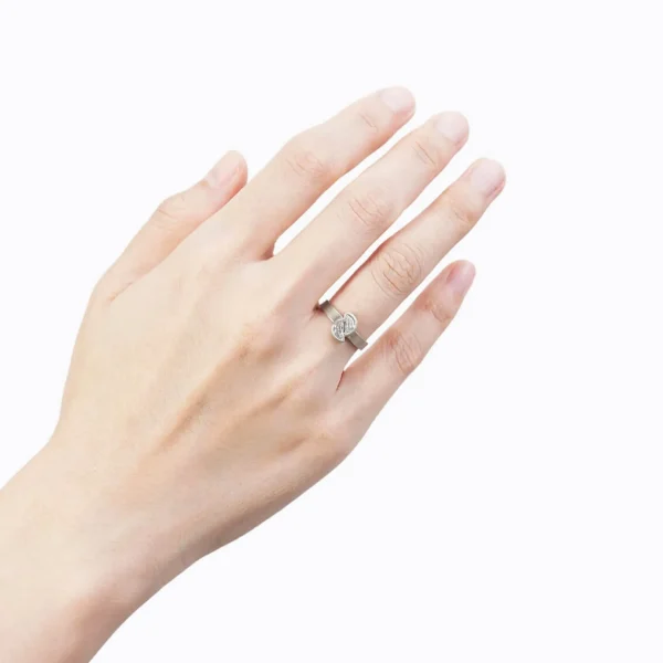 Align Half Round Diamond Ring 02^Shihara Clearance