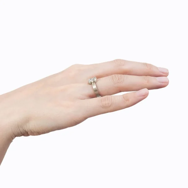 Align Half Round Diamond Ring 02^Shihara Clearance