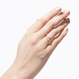 Align Rectangle Diamond Ring 01^Shihara Clearance