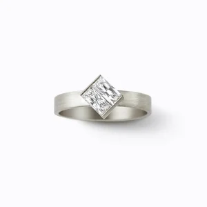 Align Rectangle Diamond Ring 01^Shihara Clearance
