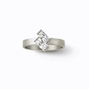 Align Rectangle Diamond Ring 02^Shihara Hot