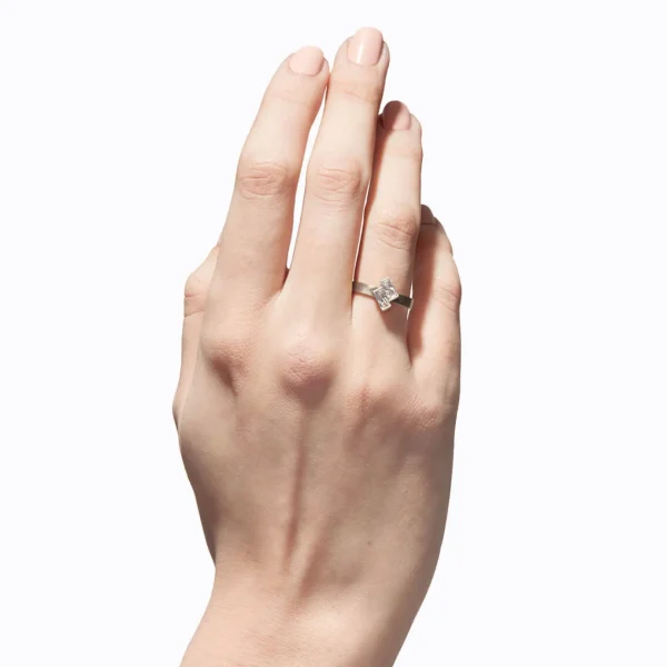 Align Rectangle Diamond Ring 02^Shihara Hot