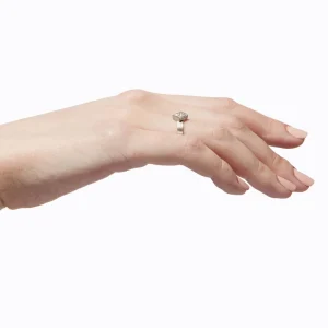 Align Rectangle Diamond Ring 01^Shihara Clearance