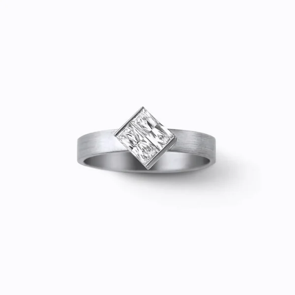 Align Rectangle Diamond Ring 01^Shihara Clearance