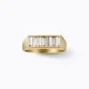Baguette Diamond Signet Ring^Shihara Clearance