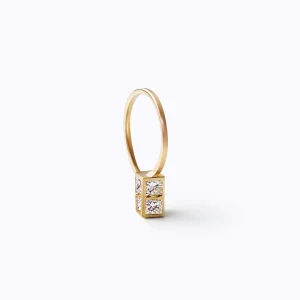 Boxed Diamond Earring 01 R^Shihara Best