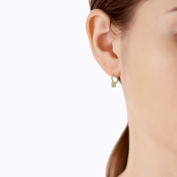 Boxed Diamond Earring 01 R^Shihara Best