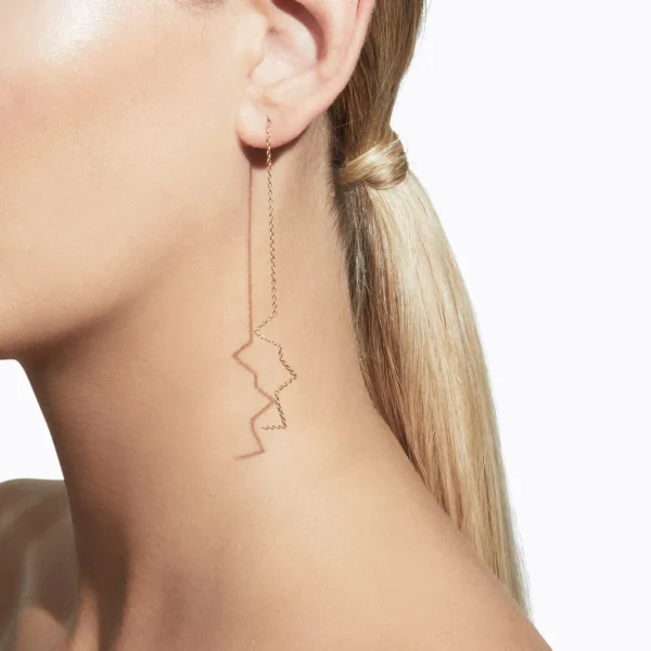 Chain Earring 01^Shihara Hot