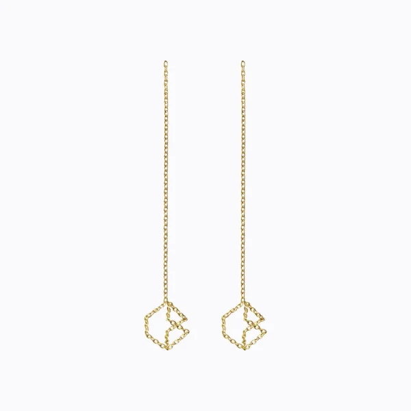 Chain Earrings 04s^Shihara Fashion