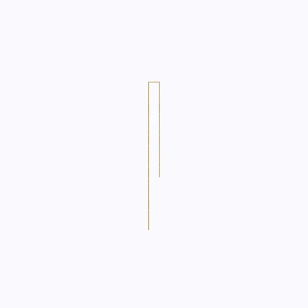Construction Lines Earring 2-1^Shihara Fashion