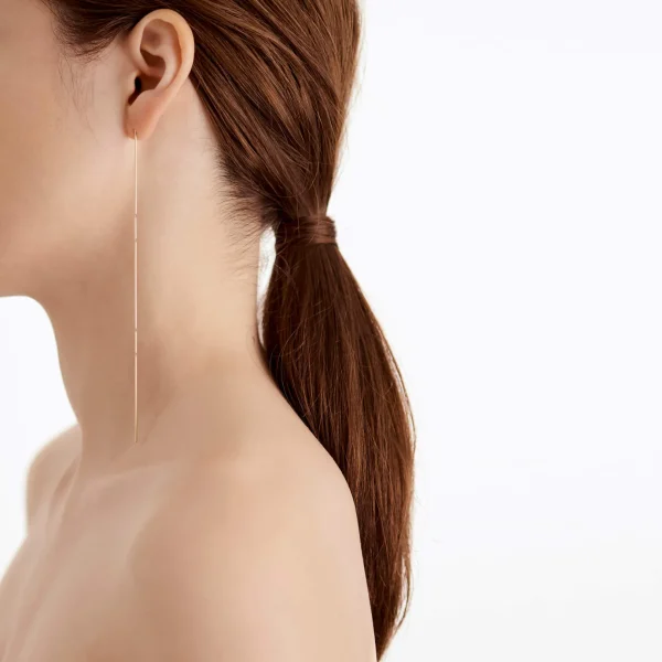 Construction Lines Earring 4-1^Shihara Fashion