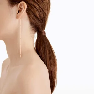 Construction Lines Earring 2-1^Shihara Fashion