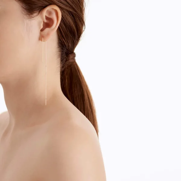 Construction Lines Earring 4-1^Shihara Fashion