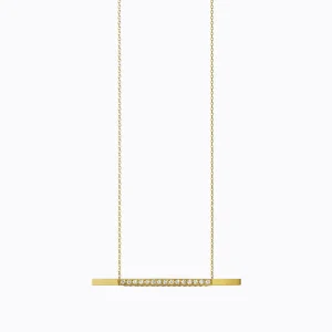 Diamond Bar Necklace 02^Shihara Online