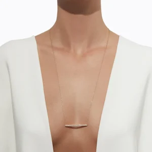 Diamond Bar Necklace 01^Shihara Clearance