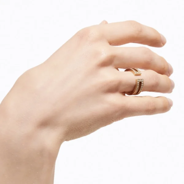 Diamond Bond Ring 02^Shihara Discount