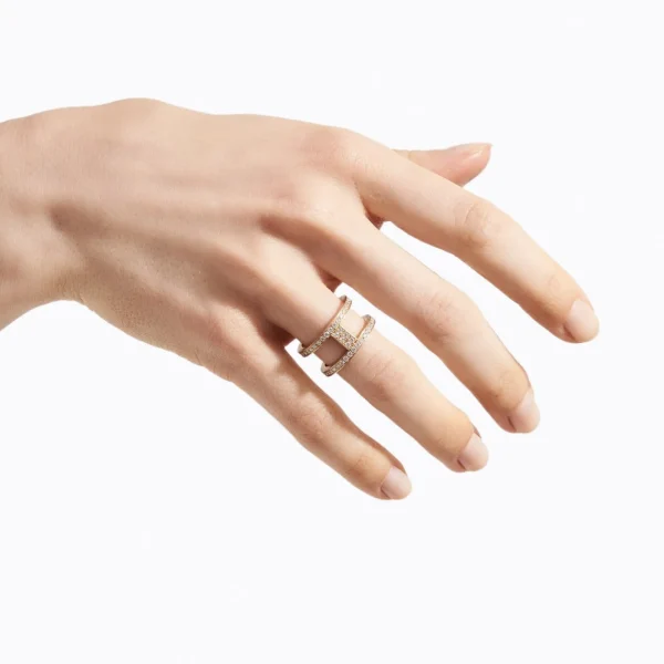Diamond Bond Ring 01^Shihara Fashion