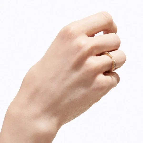 Diamond Bond Ring 05^Shihara Outlet
