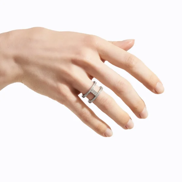 Diamond Bond Ring 01^Shihara Fashion