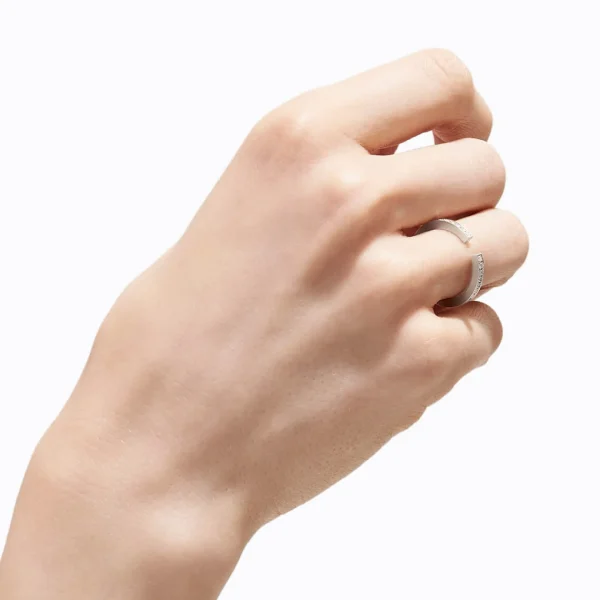 Diamond Bond Ring 05^Shihara Outlet