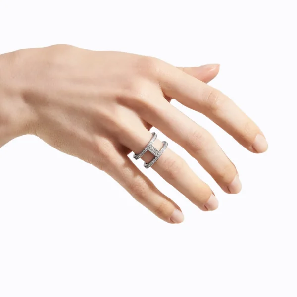 Diamond Bond Ring 01^Shihara Fashion