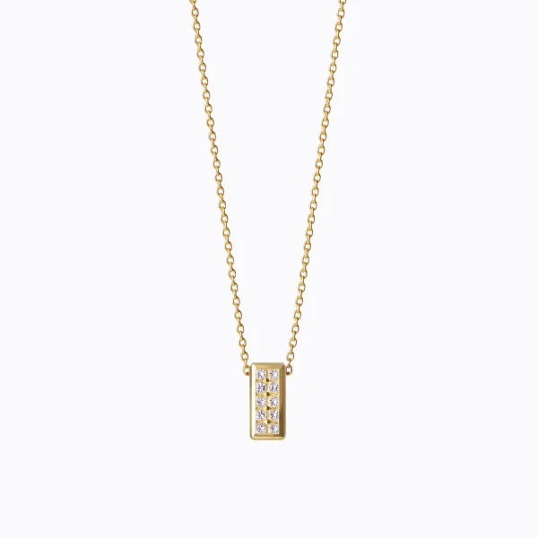 Diamond Brick Necklace^Shihara Hot