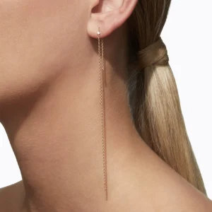 Diamond Chain Earring 150 (02)^Shihara Clearance