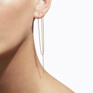 Diamond Chain Earring 250 (01)^Shihara Discount
