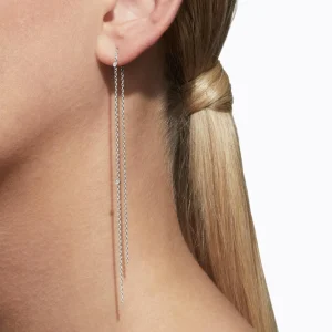 Diamond Chain Earring 200 (04)^Shihara Clearance