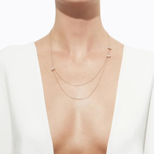 Diamond Cube Necklace 02^Shihara New