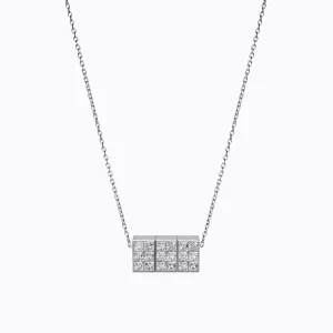 Diamond Cube Necklace 02^Shihara New