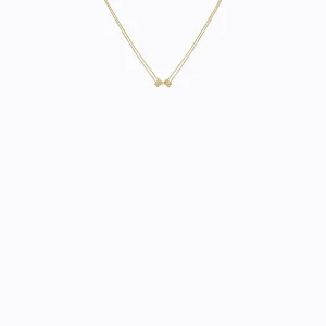Diamond Cube Necklace 01^Shihara Clearance