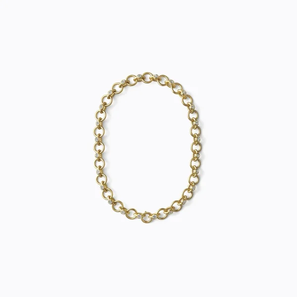 Diamond Link Bracelet 02^Shihara Outlet