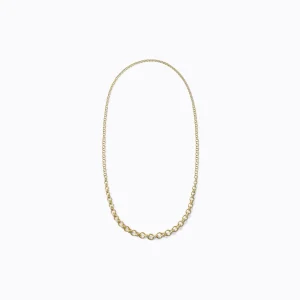 Diamond Link Necklace 01^Shihara Outlet
