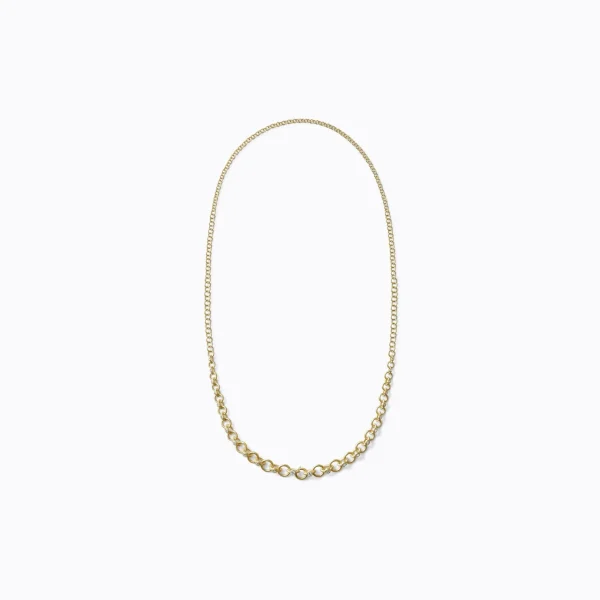 Diamond Link Necklace 01^Shihara Outlet