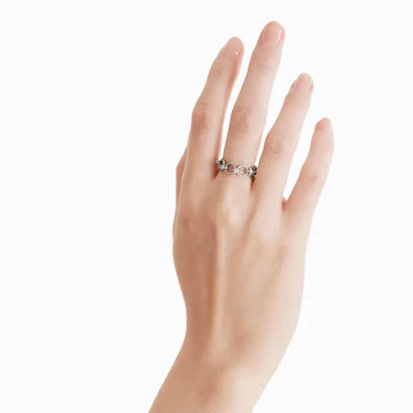 Diamond Link Ring 02^Shihara Discount