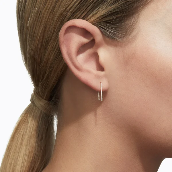 Diamond Post Earring 0202^Shihara Outlet