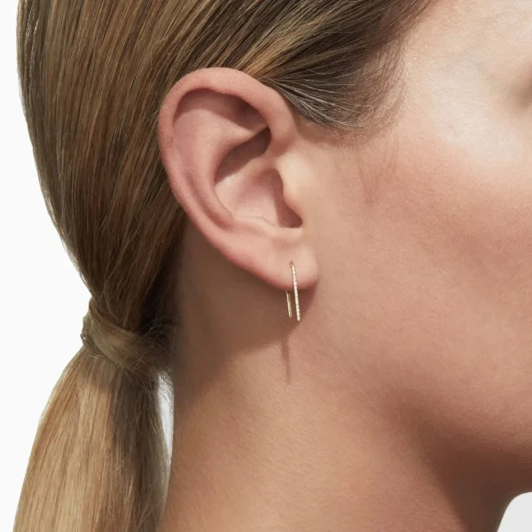 Diamond Post Earring 0201^Shihara Clearance