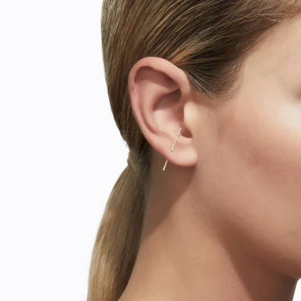 Diamond Post Earring 0102^Shihara Clearance