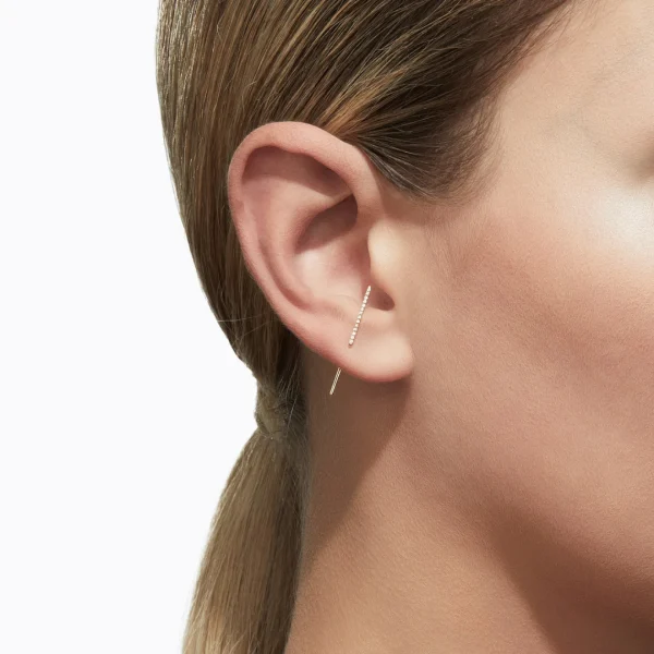 Diamond Post Earring 0101^Shihara Clearance
