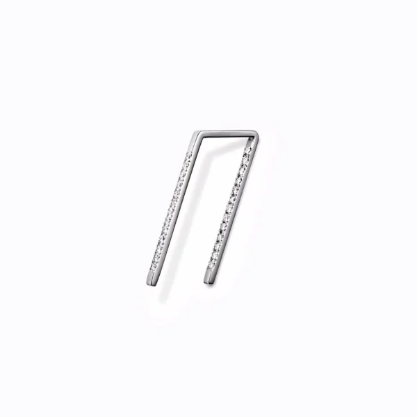 Diamond Post Earring 0202^Shihara Outlet