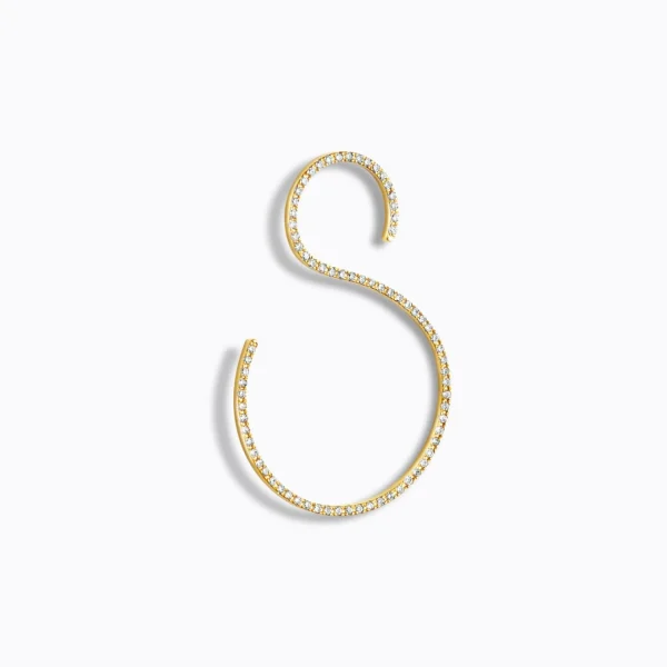 Diamond S Earring 02^Shihara Clearance
