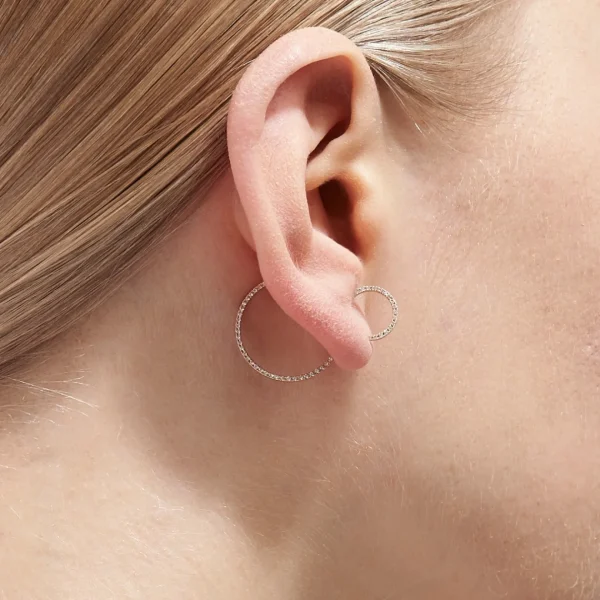 Diamond S Earring 02^Shihara Clearance