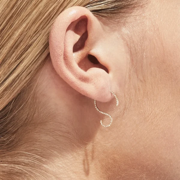 diamond S Earring 01^Shihara Sale