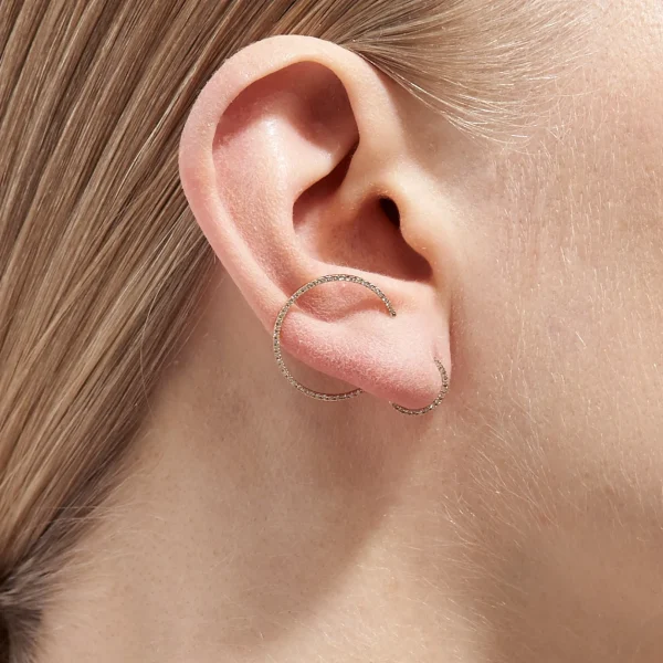 Diamond S Earring 02^Shihara Clearance